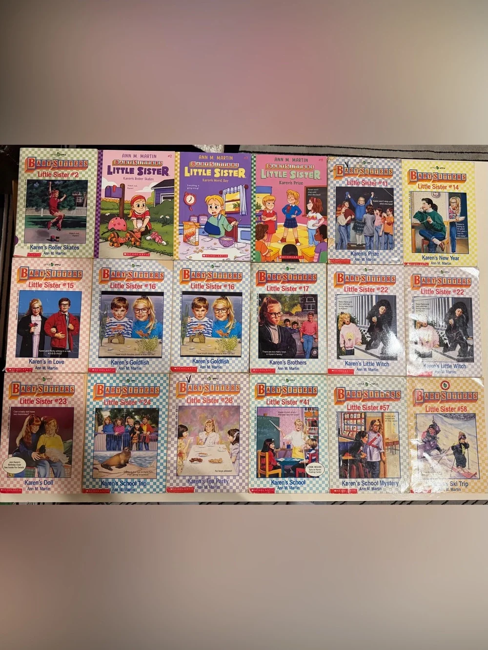 Lot of 18 - The Babysitters Little Sister PB books by Ann M. Martin